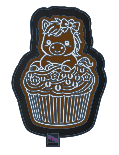 Cupcake Critters - Pony Silicone Mold