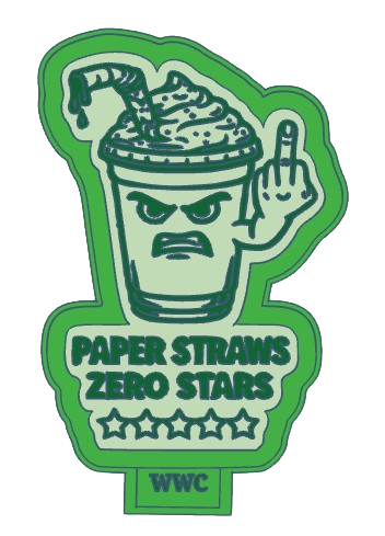 Paper Straws ZERO Stars Silicone Freshie Mold