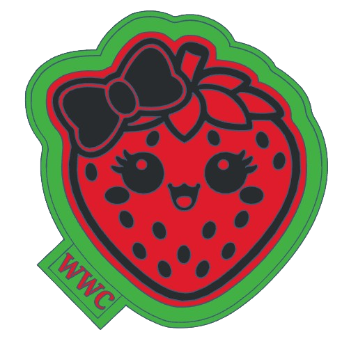 Cute Strawberry Silicone Freshie Mold
