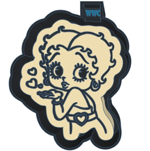 Miss Boop Silicone Freshie Mold