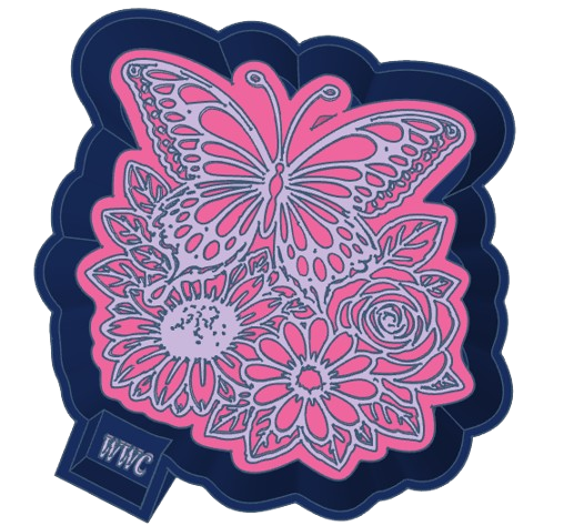 Spring Butterfly Silicone Freshie Mold