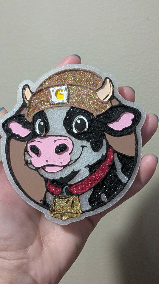 Custom Freshie - Carhartt Cow