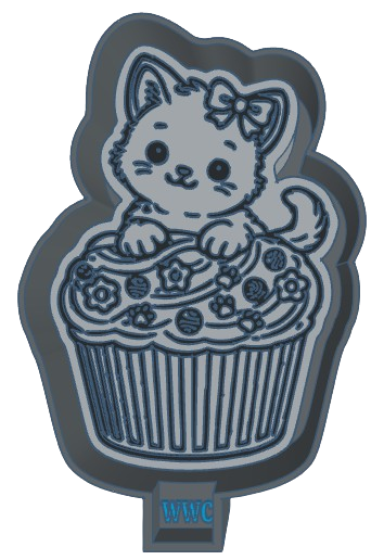 Cupcake Critters - Kitten Silicone Mold