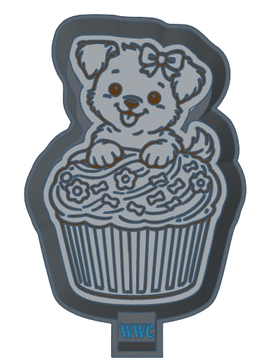 Cupcake Critters - Puppy Silicone Mold