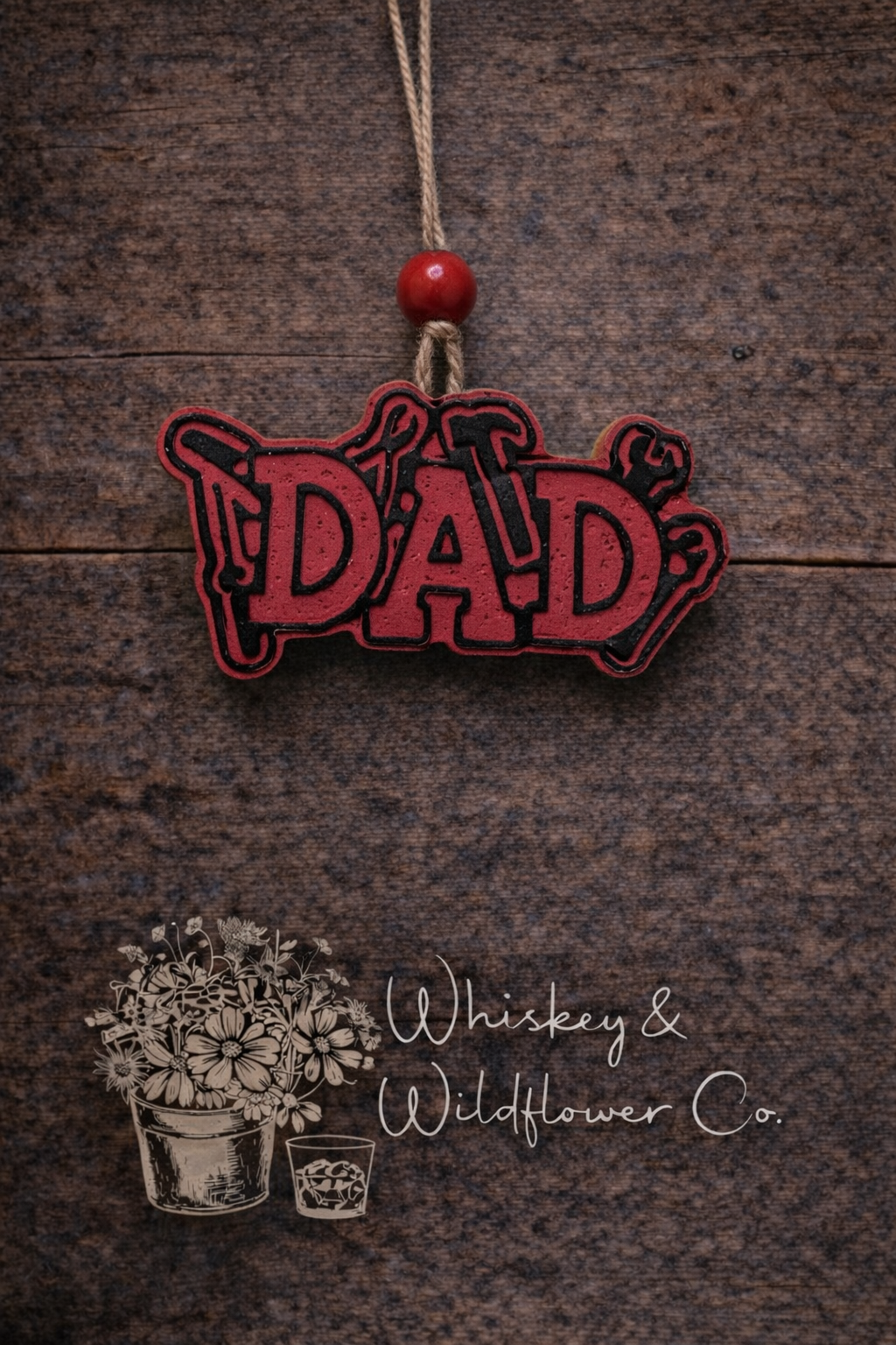 Custom Freshie Vent Clip - Dad Plaque