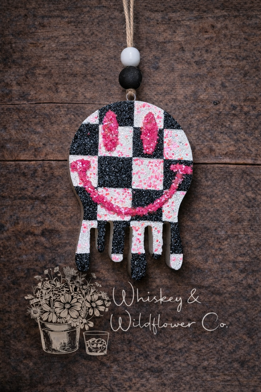 Custom Freshie - Melting Smiley Face