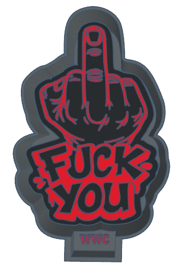 Middle Finger Silicone Freshie Mold