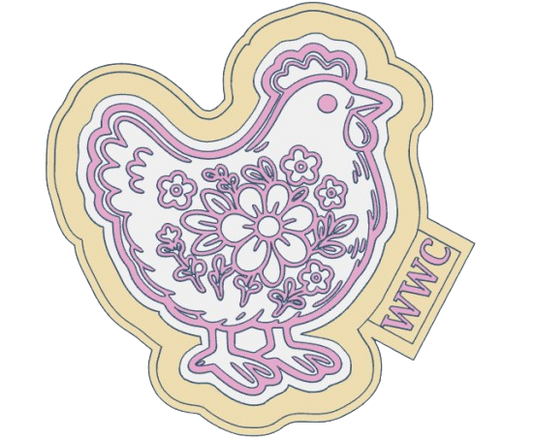 Spring Chicken Silicone Freshie Mold