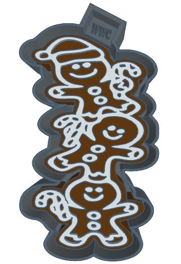 Gingerbread Chain Silicone Mold