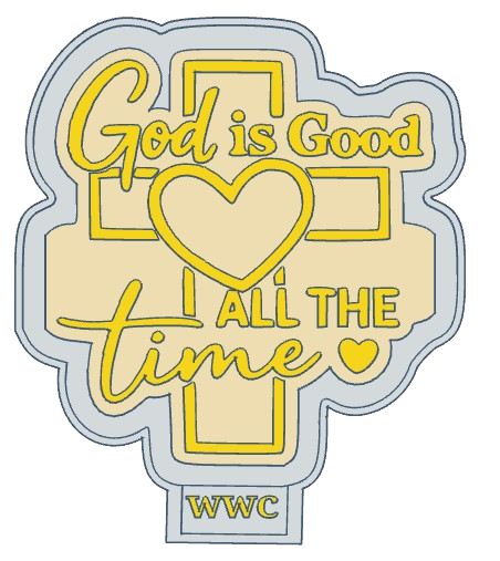 God Is Good All The Time Silicone Freshie Mold