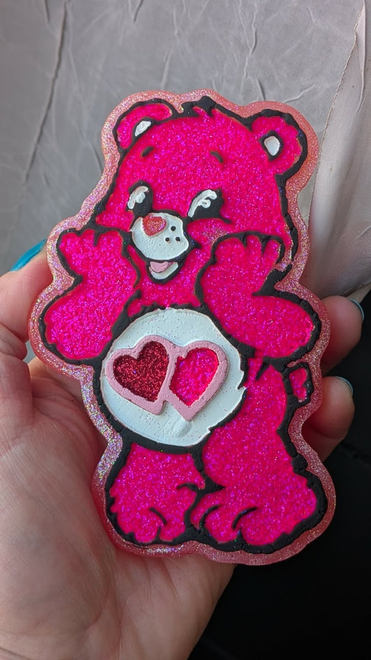 Custom Freshie - Heart Care Bear