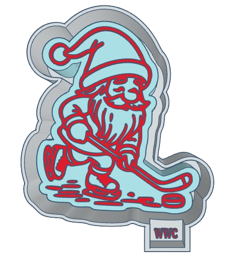 Hockey Gnome Silicone Freshie Mold