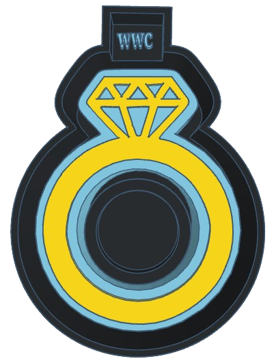 Diamond Ring Silicone Freshie Mold