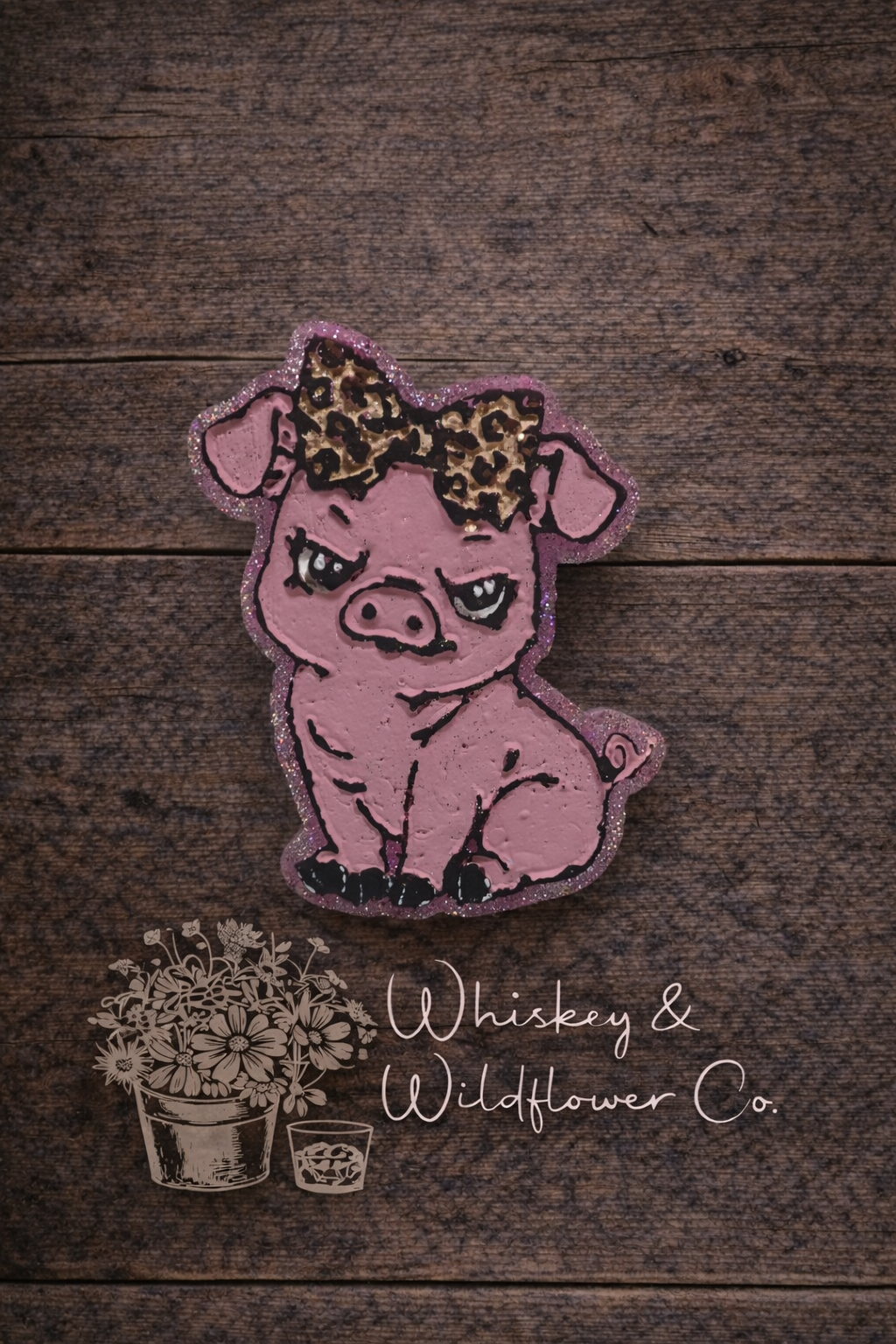 Custom Freshie - Sassy Pig