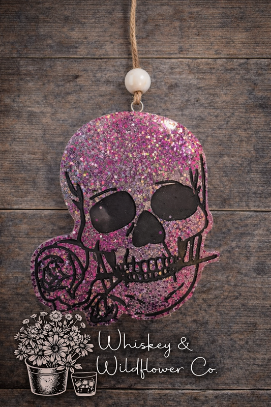 Custom Freshie - Skull & Rose
