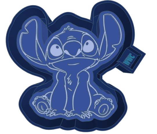 Blue Alien Silicone Freshie Mold