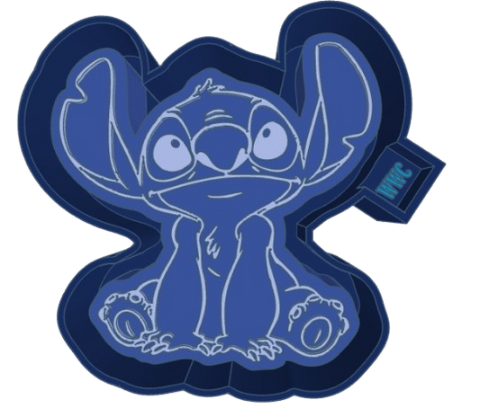 Blue Alien Silicone Freshie Mold